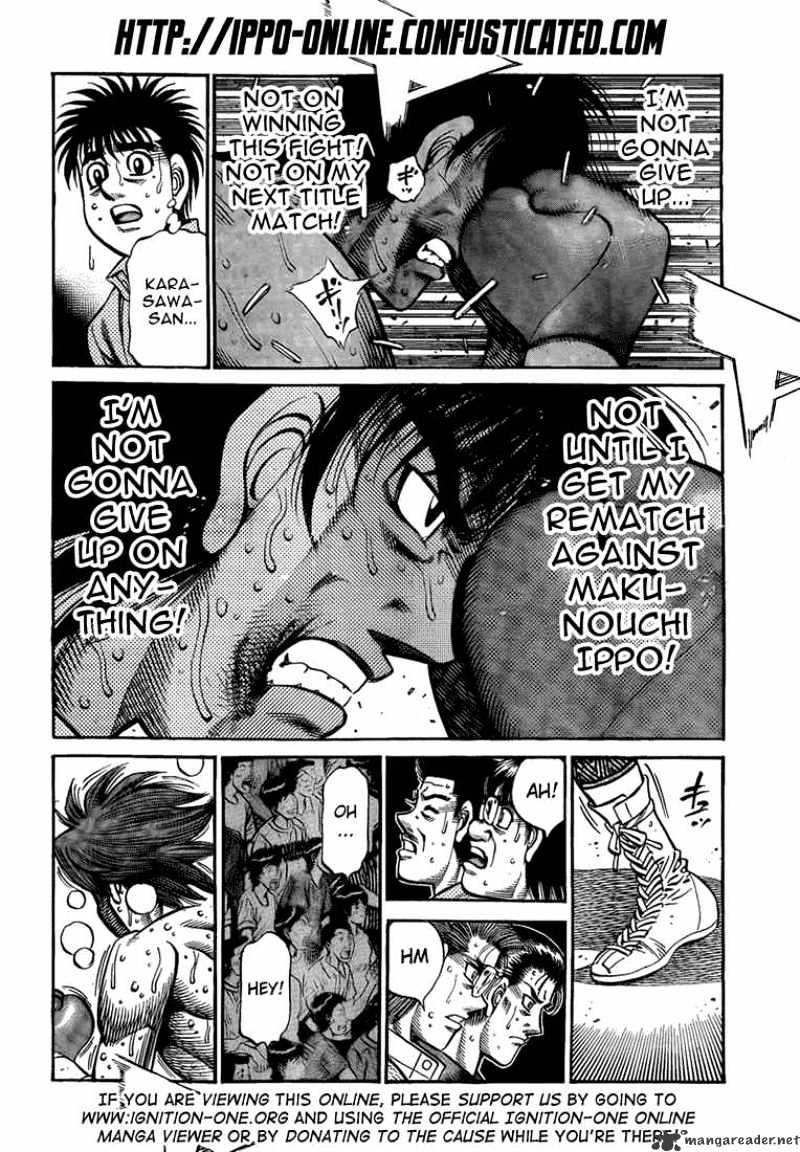 Hajime no Ippo: Fighting Spirit, Chapter 910 image 02
